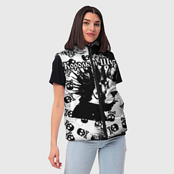 Женский жилет Король и Шут, цвет: 3D-черный — фото 2