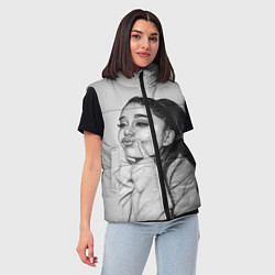 Женский жилет Ariana Grande Ариана Гранде, цвет: 3D-черный — фото 2