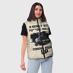 Женский жилет Rainbow Six Siege, цвет: 3D-светло-серый — фото 2