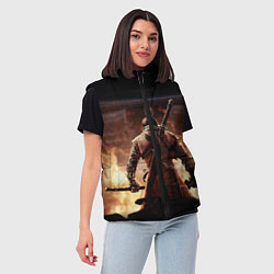 Женский жилет Sekiro shadows die twice, цвет: 3D-черный — фото 2
