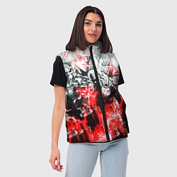 Женский жилет One-Punch Man Collage, цвет: 3D-светло-серый — фото 2