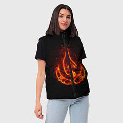 Женский жилет Fire, цвет: 3D-светло-серый — фото 2