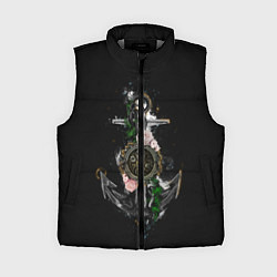 Женский жилет Якорь с компасом и цветами