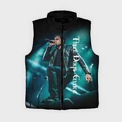 Женский жилет Three Days Grace, цвет: 3D-черный