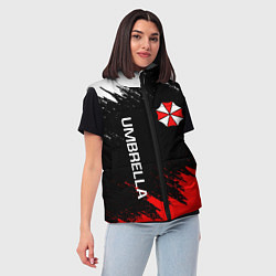 Женский жилет UMBRELLA CORP, цвет: 3D-красный — фото 2