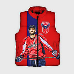 Женский жилет Ovechkin Capitals, цвет: 3D-черный