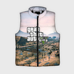 Женский жилет Grand Theft Auto 5, цвет: 3D-черный