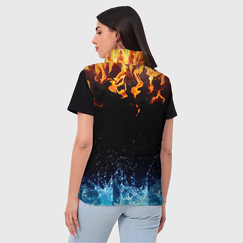 Женский жилет UMBRELLA CORPORATION / 3D-Светло-серый – фото 4