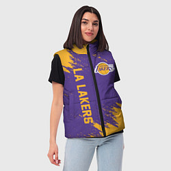 Женский жилет LA LAKERS, цвет: 3D-светло-серый — фото 2