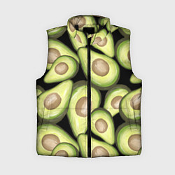 Женский жилет Avocado background