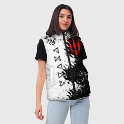 Женский жилет THE WITCHER, цвет: 3D-светло-серый — фото 2