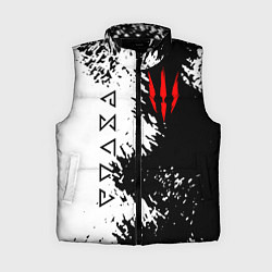Женский жилет THE WITCHER, цвет: 3D-черный