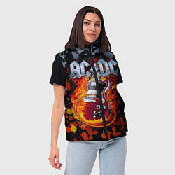 Женский жилет ACDC, цвет: 3D-светло-серый — фото 2