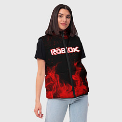 Женский жилет ROBLOX, цвет: 3D-черный — фото 2