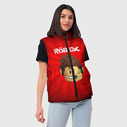 Женский жилет ROBLOX, цвет: 3D-черный — фото 2