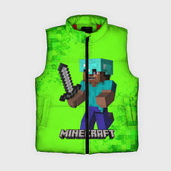 Женский жилет MINECRAFT, цвет: 3D-красный