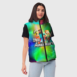 Женский жилет MINECRAFT, цвет: 3D-черный — фото 2