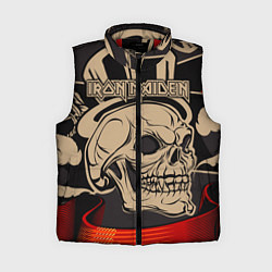 Женский жилет Iron Maiden, цвет: 3D-красный