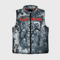 Женский жилет Iron Maiden, цвет: 3D-красный