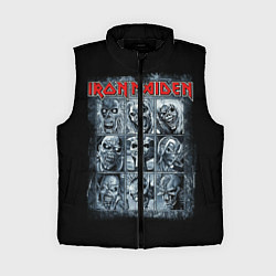 Женский жилет Iron Maiden, цвет: 3D-черный