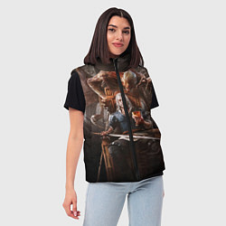 Женский жилет КРОВЬ И ВЕДЬМАК, цвет: 3D-красный — фото 2