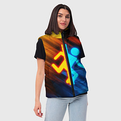 Женский жилет PORTAL, цвет: 3D-светло-серый — фото 2