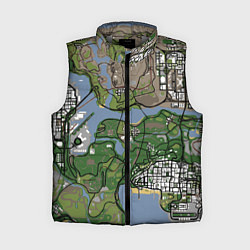 Женский жилет San andreas, цвет: 3D-светло-серый