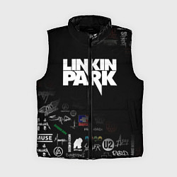 Женский жилет LINKIN PARK, цвет: 3D-черный