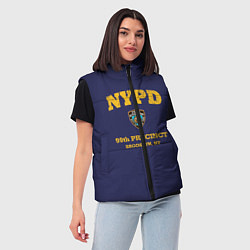 Женский жилет Бруклин 9-9 департамент NYPD, цвет: 3D-красный — фото 2