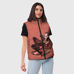 Женский жилет Чуя Накахара, цвет: 3D-черный — фото 2