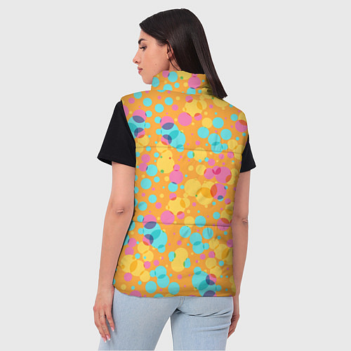 Женский жилет Милый корги / 3D-Светло-серый – фото 4