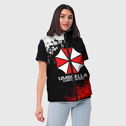 Женский жилет RESIDENT EVIL UMBRELLA, цвет: 3D-красный — фото 2