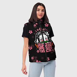 Женский жилет KIMETSU NO YAIBA, цвет: 3D-черный — фото 2