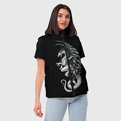 Женский жилет White Dragon, цвет: 3D-красный — фото 2