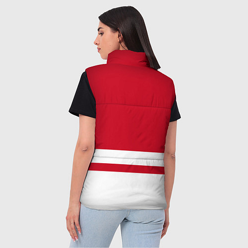 Женский жилет Детройт Ред Уингз / 3D-Светло-серый – фото 4