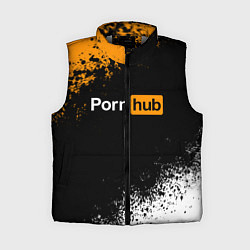Женский жилет PORNHUB, цвет: 3D-светло-серый