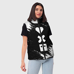 Женский жилет LOVE DEATH ROBOTS LDR, цвет: 3D-светло-серый — фото 2