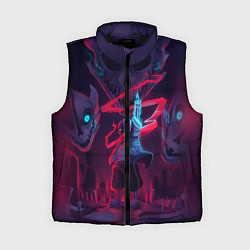 Женский жилет UNDERTALE, цвет: 3D-черный