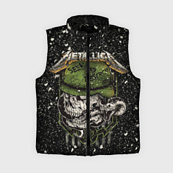 Женский жилет Metallica, цвет: 3D-черный