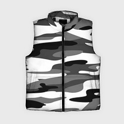 Женский жилет Камуфляж Sabaton без лого, цвет: 3D-черный
