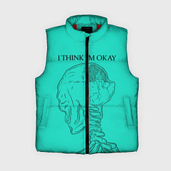 Женский жилет I think Im okay, цвет: 3D-красный