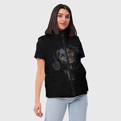 Женский жилет Пес, цвет: 3D-светло-серый — фото 2