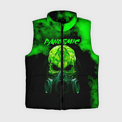 Женский жилет Пандемия, цвет: 3D-черный