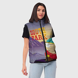 Женский жилет South Park Картмен, цвет: 3D-черный — фото 2