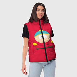Женский жилет ЮЖНЫЙ ПАРК, цвет: 3D-черный — фото 2
