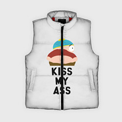 Женский жилет Kiss My Ass, цвет: 3D-красный