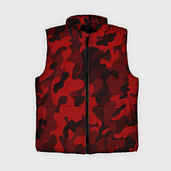 Женский жилет RED MILITARY, цвет: 3D-черный