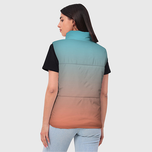 Женский жилет Милый корги / 3D-Светло-серый – фото 4