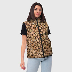 Женский жилет Гречка Греча, цвет: 3D-светло-серый — фото 2