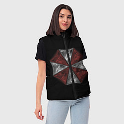 Женский жилет Umbrella Corporation, цвет: 3D-красный — фото 2